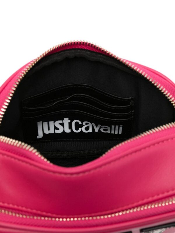 Just Cavalli logo-lettering cross body bag