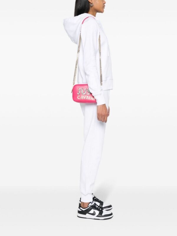 Just Cavalli logo-lettering cross body bag