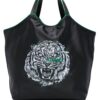Just Cavalli logo-print tote bag