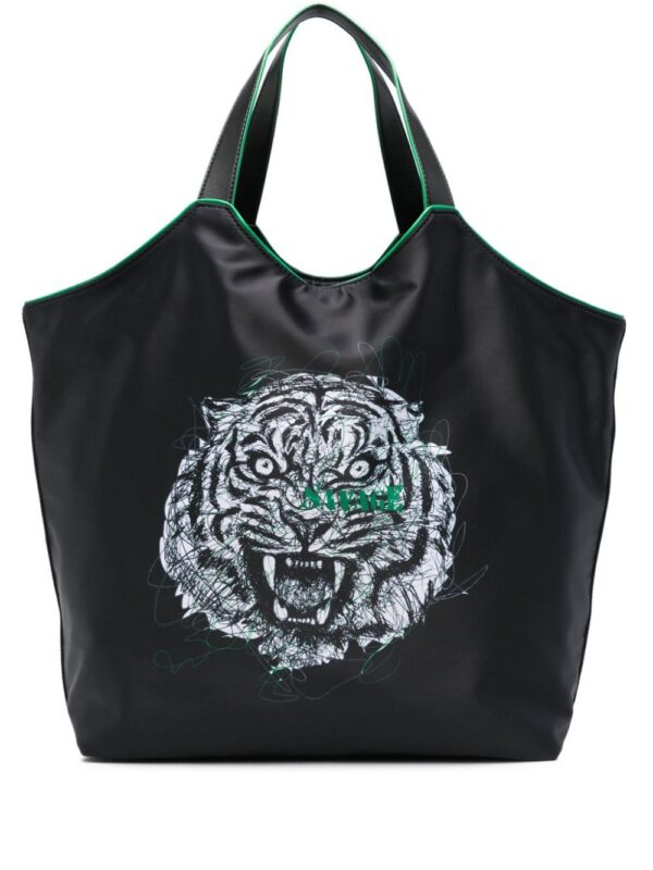Just Cavalli logo-print tote bag