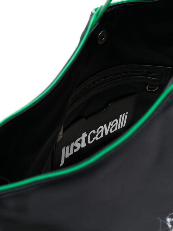 Just Cavalli logo-print tote bag