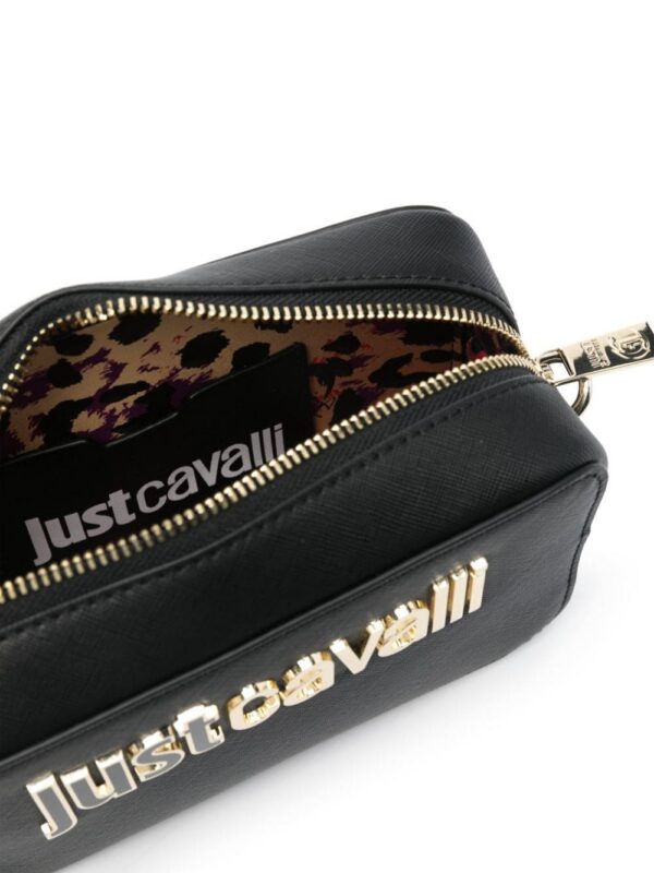 Just Cavalli logo-lettering cross body bag