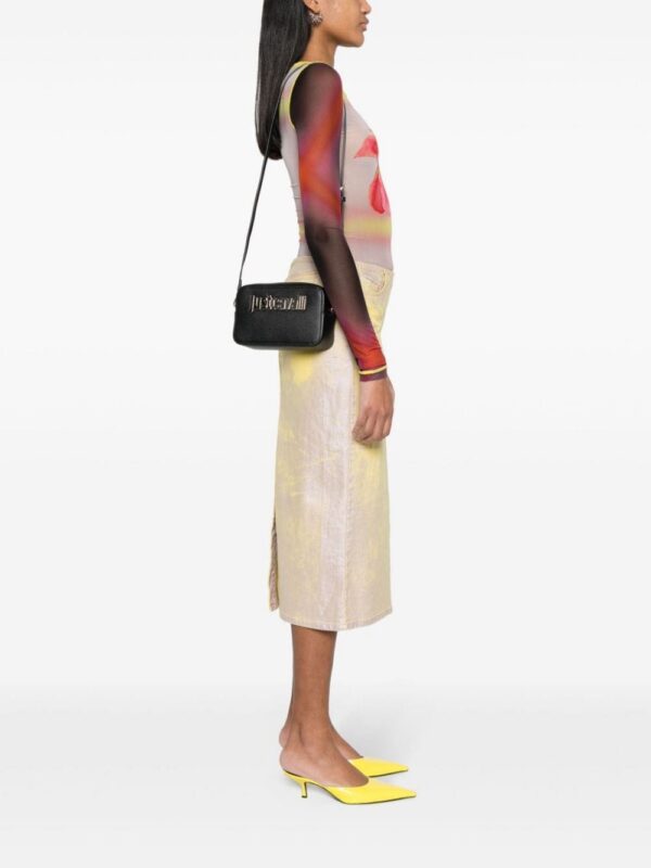 Just Cavalli logo-lettering cross body bag