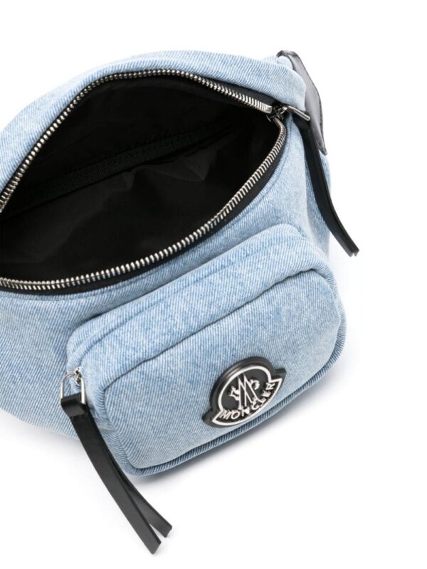 22902706_53010365_1000.jpg Moncler logo-patch denim belt bag