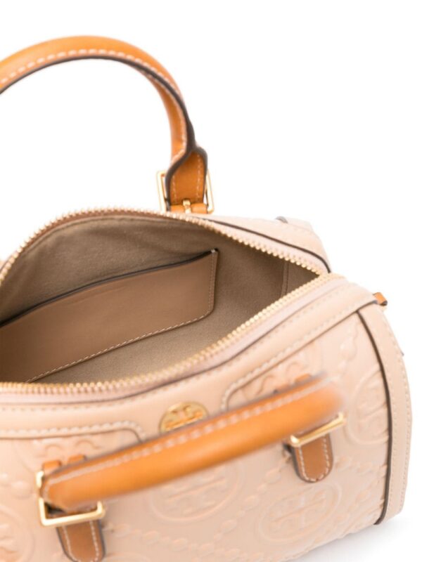 Tory Burch T Monogram patent tote bag