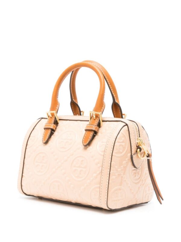 Tory Burch T Monogram patent tote bag