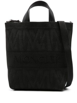 22903560_53010038_1000.jpg Moncler logo-embroidered woven tote bag