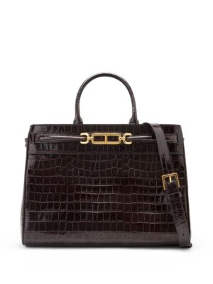 22905195_54085190_1000.jpg TOM FORD crocodile-embossed leather tote bag