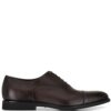 Santoni  grained-leather Oxford shoes