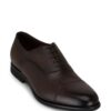 Santoni  grained-leather Oxford shoes