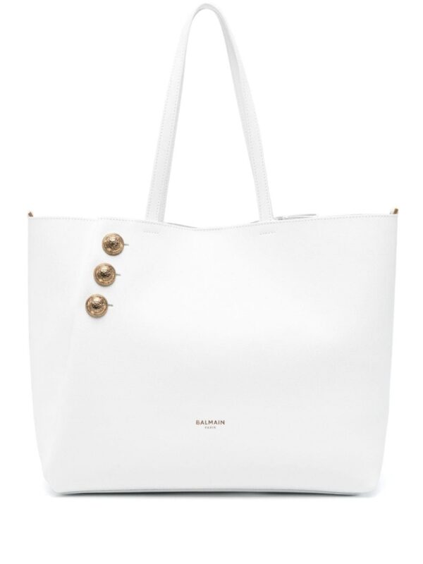 22922309_53039621_1000.jpg Balmain Emblème leather tote bag