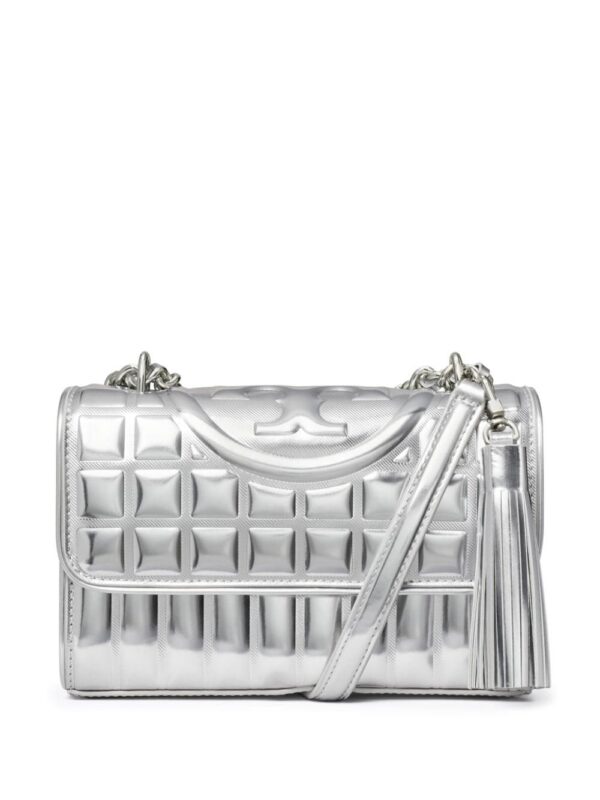 22928742_52967919_1000.jpg Tory Burch small Fleming metallic shoulder bag