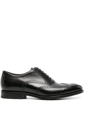 Henderson Baracco  almond-toe leather brogues
