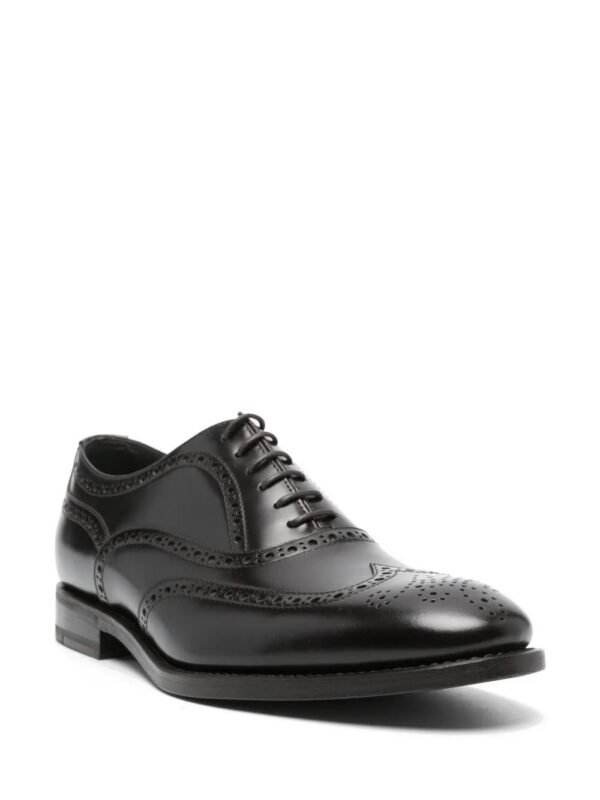 Henderson Baracco  perforated-detail leather oxford shoes