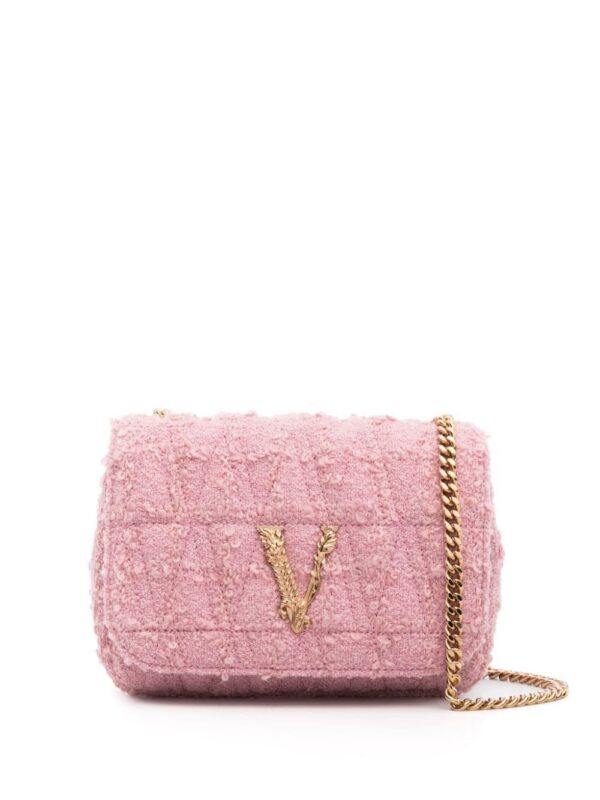 Versace Virtus matelassé crossbody bag