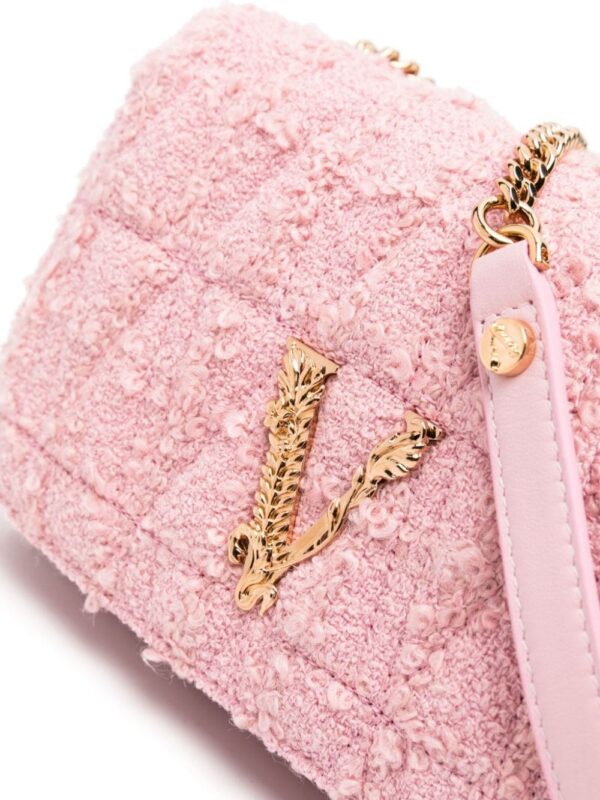 Versace Virtus matelassé crossbody bag