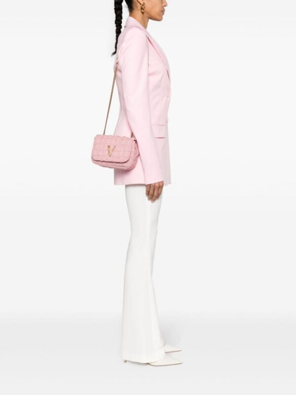 Versace Virtus matelassé crossbody bag