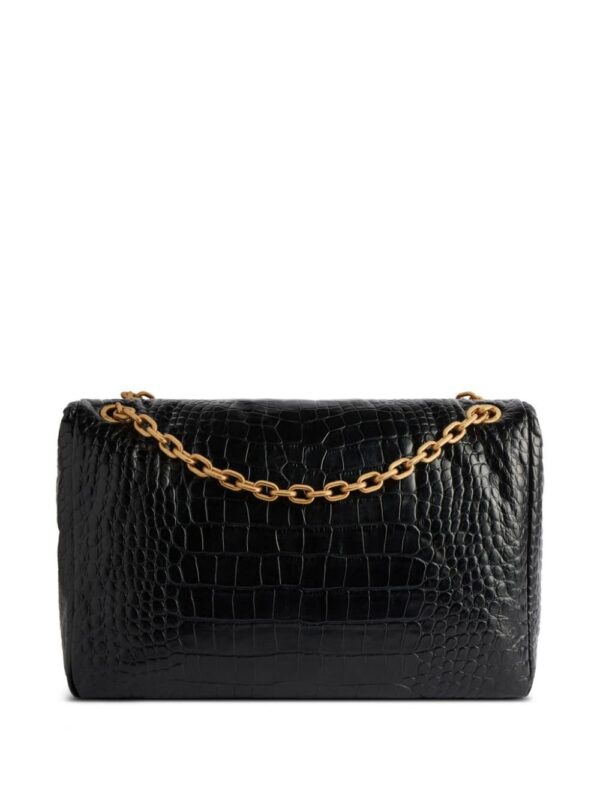 Balenciaga medium Monaco crocodile-effect shoulder bag
