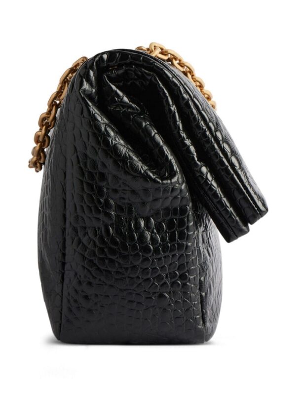 Balenciaga medium Monaco crocodile-effect shoulder bag