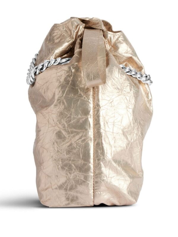 22981921_53187013_1000.jpg Balenciaga small Crush metallic drawstring bag