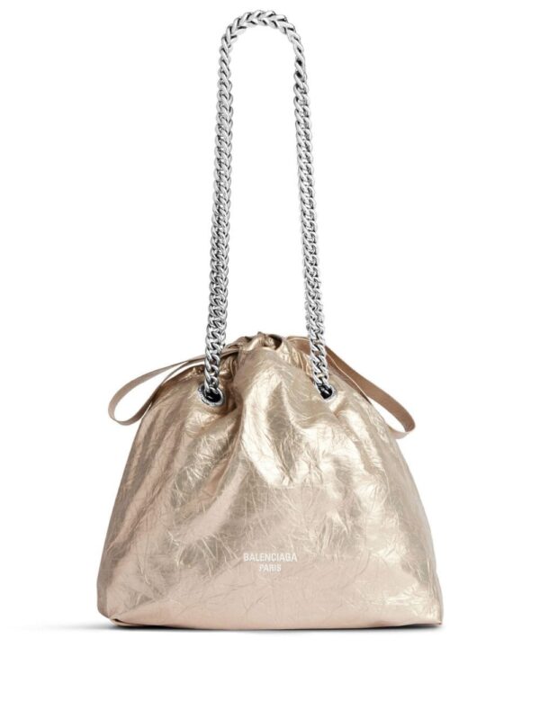 22981921_53187027_1000.jpg Balenciaga small Crush metallic drawstring bag