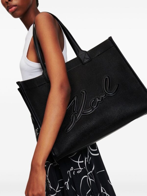 22999631_53447524_1000.jpg Karl Lagerfeld K/Skuare Grainy tote bag
