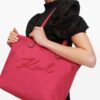 22999643_53447927_1000.jpg Karl Lagerfeld Signature logo-embroidered tote bag