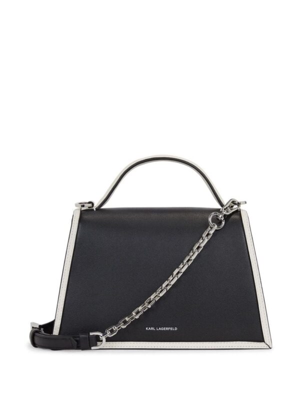 22999668_53448009_1000.jpg Karl Lagerfeld Signature leather top-handle bag