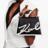 22999668_53448010_1000.jpg Karl Lagerfeld Signature leather top-handle bag
