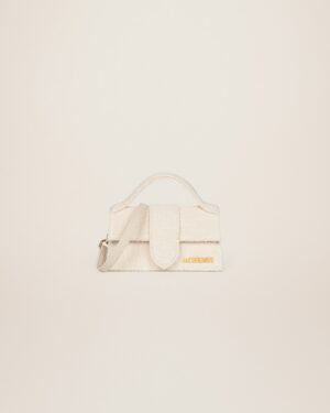 22H213BA006-3078-110_1_main.jpg Jacquemus Le Bambino Mini flap bag.
