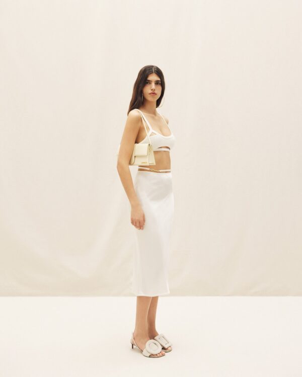 Jacquemus Le Bambino long  Long flap bag.