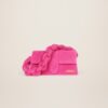 22H223BA027-3095-430_1_main.jpg Jacquemus Le Bambidou Shearling flap bag.