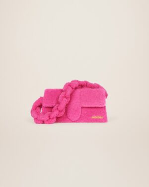 22H223BA027-3095-430_1_main.jpg Jacquemus Le Bambidou Shearling flap bag.