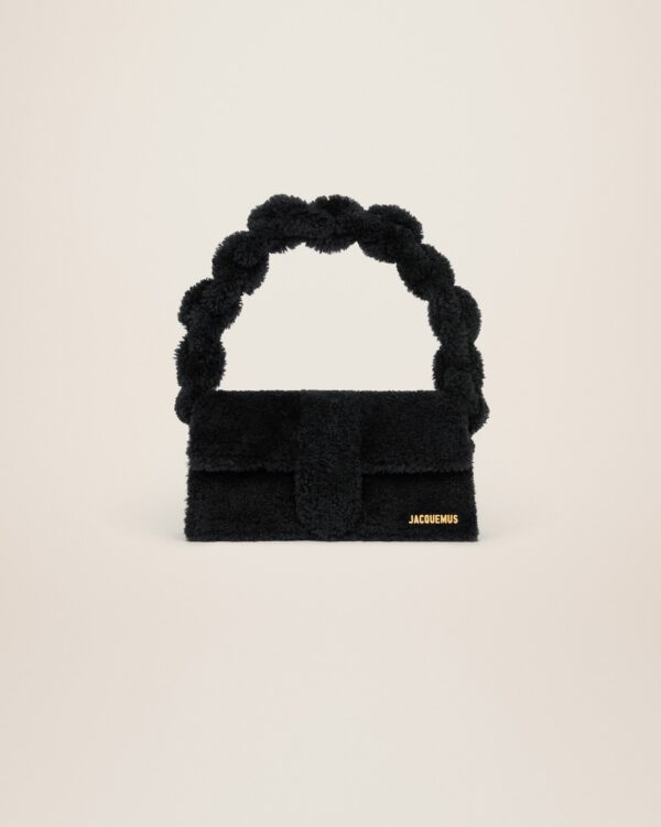 22H223BA027-3095-990_2.jpg Jacquemus Le Bambidou Shearling flap bag.