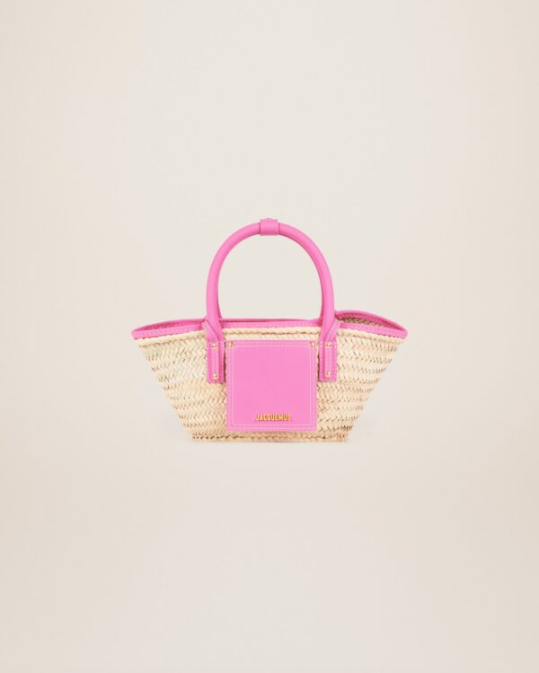 22H223BA044-3088-410_2.jpg Jacquemus Le petit panier Soli Mini beach basket bag.