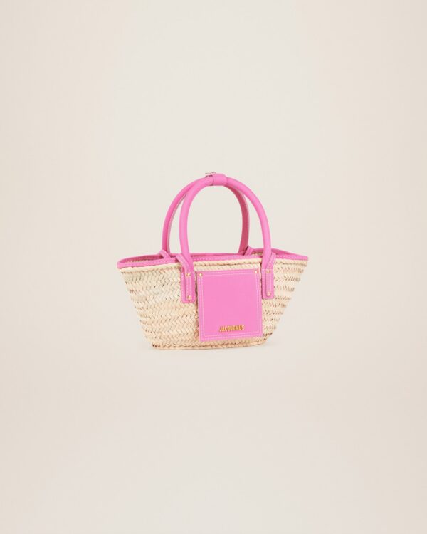 22H223BA044-3088-410_3.jpg Jacquemus Le petit panier Soli Mini beach basket bag.