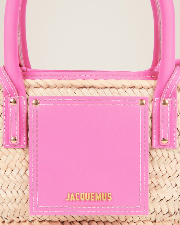 22H223BA044-3088-410_5.jpg Jacquemus Le petit panier Soli Mini beach basket bag.