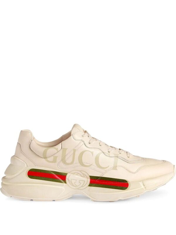 12562683_22090058_1000.jpg Gucci Rhyton-logo leather sneakers