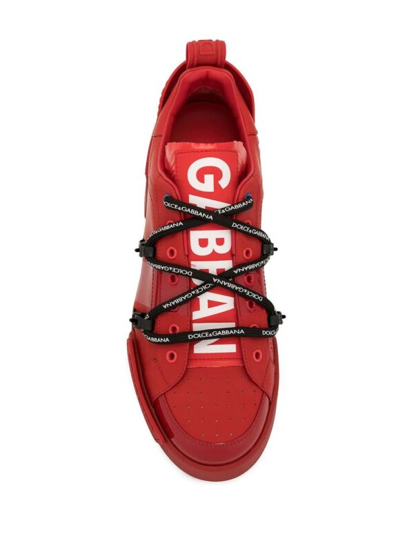 14694765_25969200_1000-1.jpg Dolce & Gabbana Portofino logo-embossed sneakers
