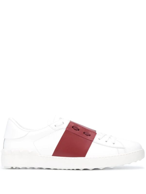 15630186_28368501_1000.jpg Valentino Garavani contrast-band leather sneakers