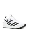 Ea7 Emporio Armani  two-tone lace-up trainers