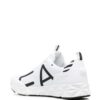Ea7 Emporio Armani  two-tone lace-up trainers