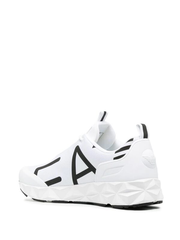 Ea7 Emporio Armani  two-tone lace-up trainers