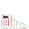 Valentino Garavani  VLTN rainbow-logo high-top sneakers