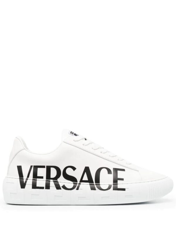 16260082_32342180_1000.jpg Versace Greca logo-print low-top sneakers