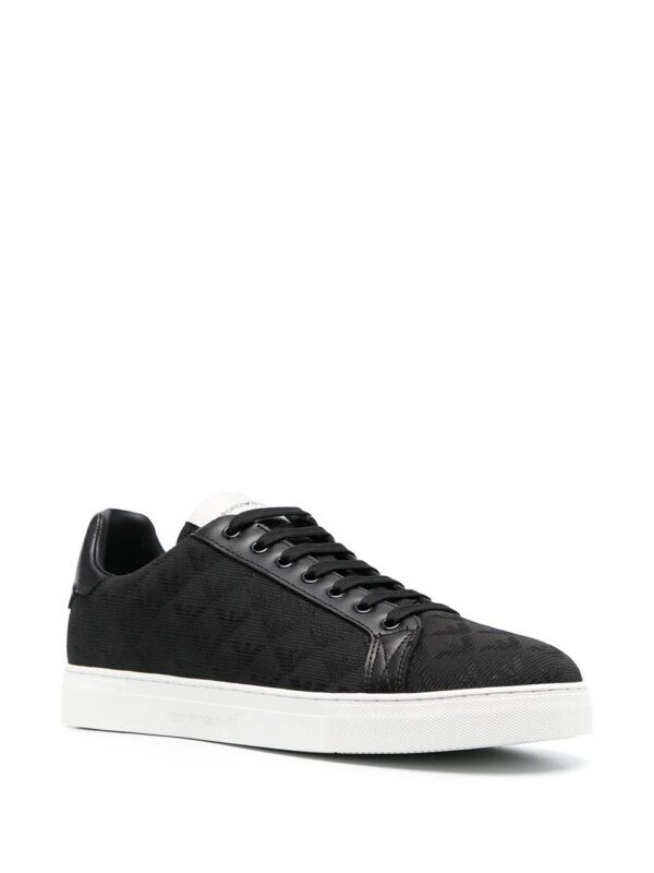 Emporio Armani  quilted low-top sneakers