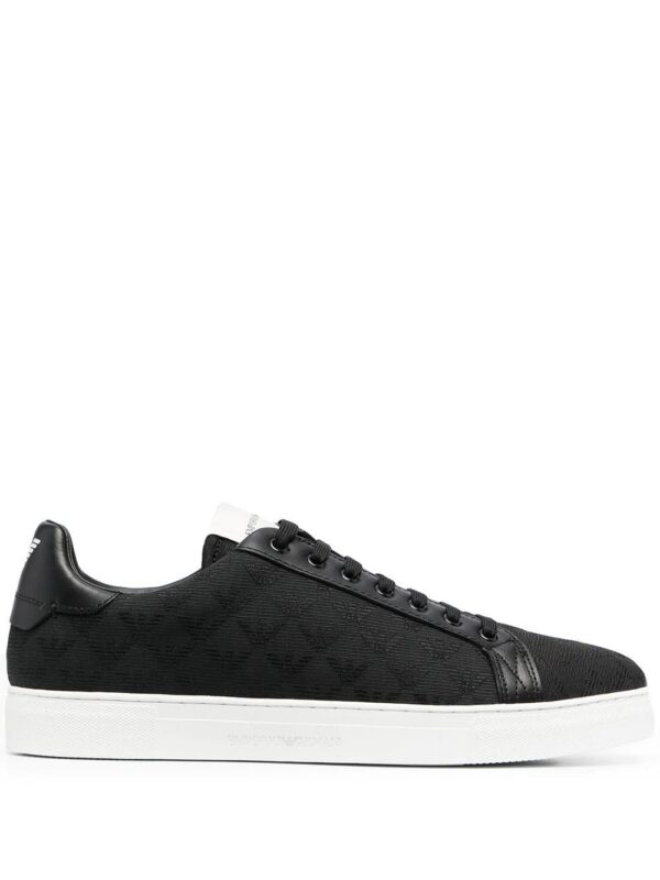 Emporio Armani  quilted low-top sneakers