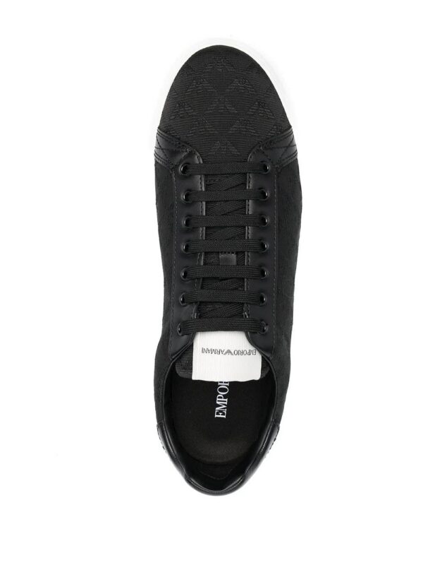 Emporio Armani  quilted low-top sneakers