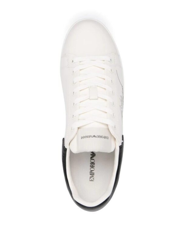 16565558_32286984_1000-1.jpg Emporio Armani signature logo-print leather sneakers