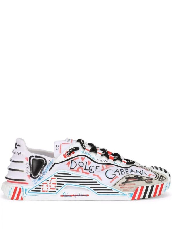 Dolce & gabbana  Milano NS1 hand-painted sneakers